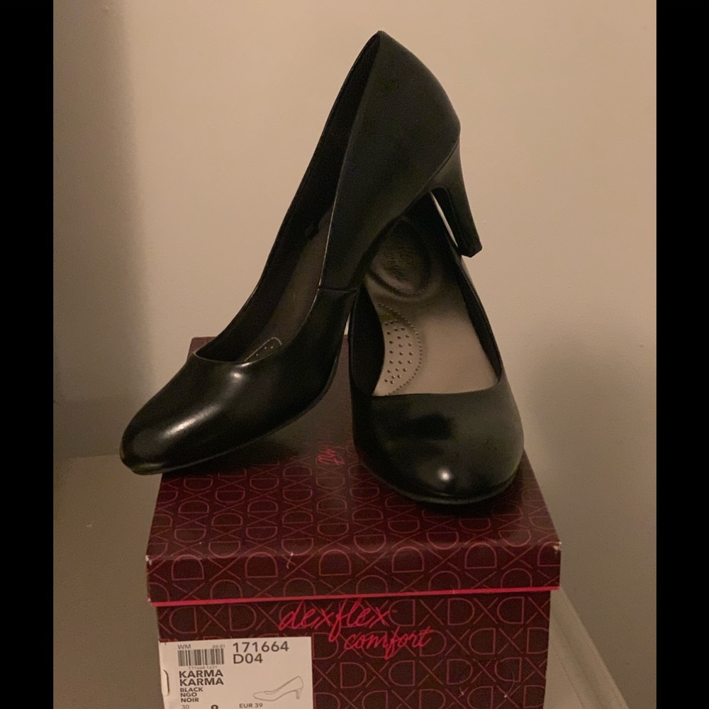 Black Karma heels (never worn)